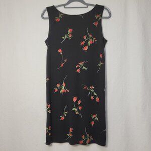 830. G.A.S. Sleeveless Dress Black Red Sz XL